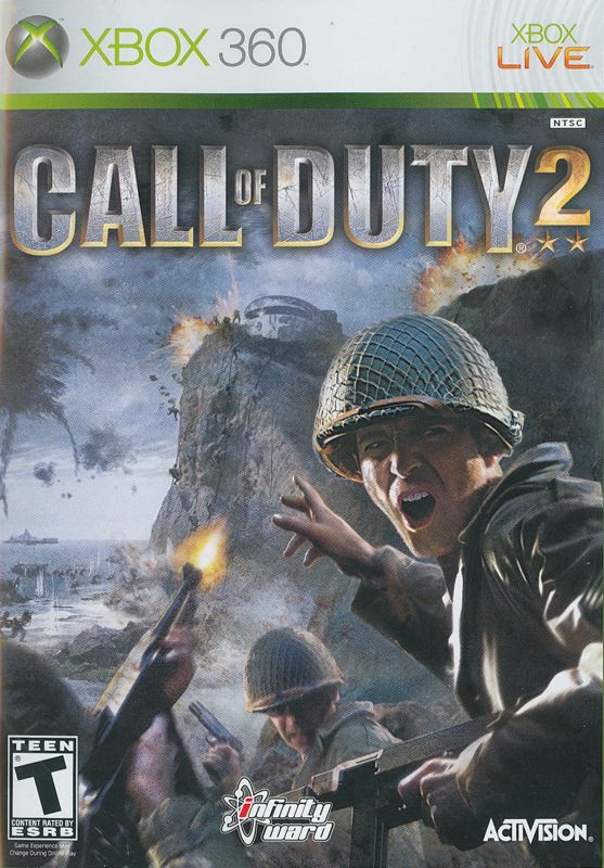 Call of Duty 2 box art for Xbox 360